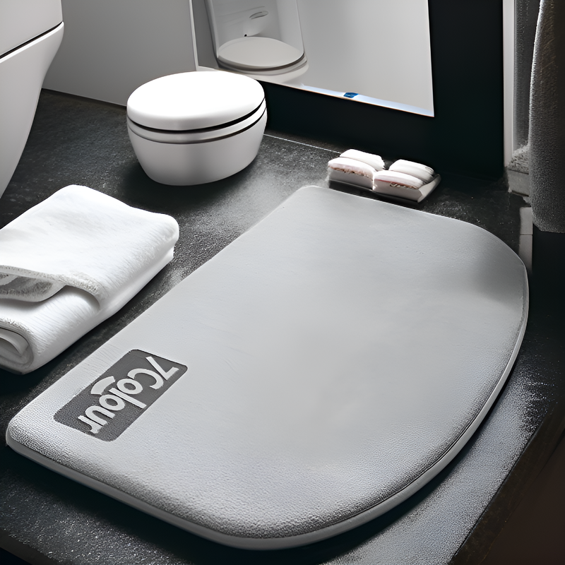 【トイレマット】毛並みが短く、ゴミが絡みにくいのでお手入れ簡単♪