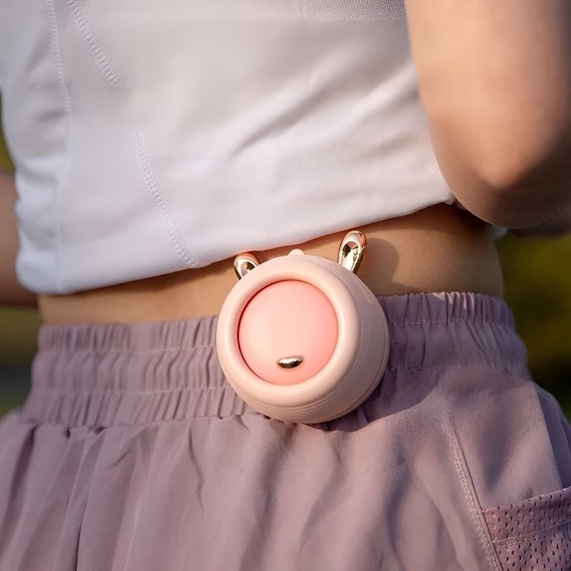 【携帯用挟む扇風機】コンパクト、軽量、持ち歩きやすい、パワフル、3段階調整