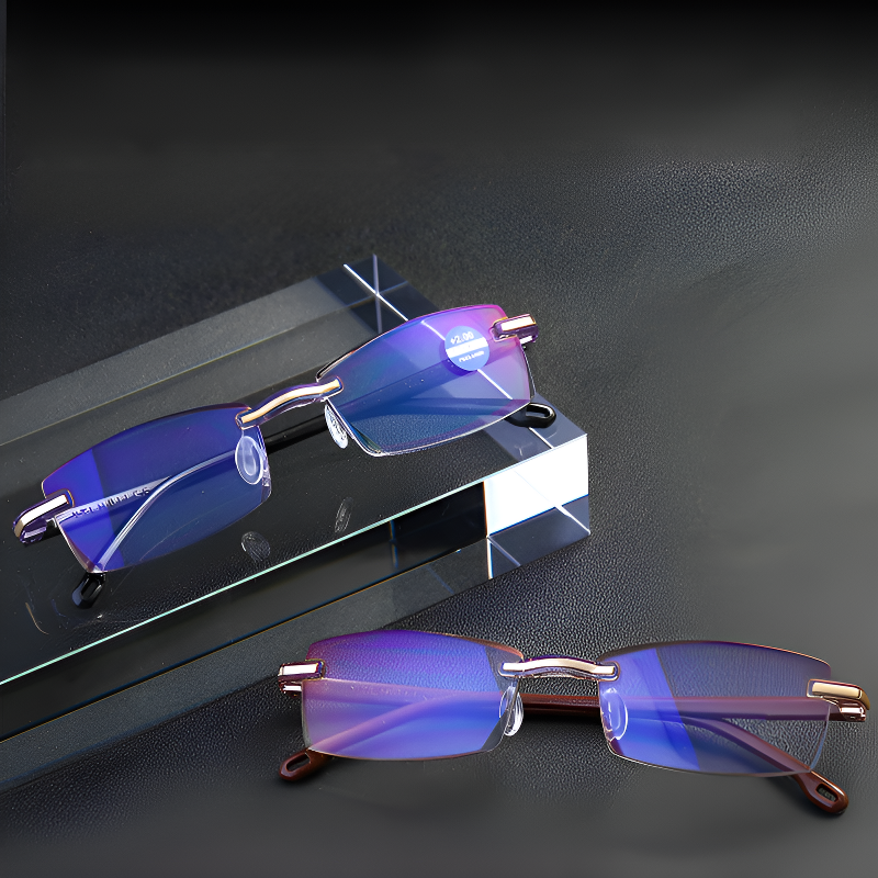 【ブルーライトカット老眼鏡】超クリアレンズ 高品質  ブルーライトカット老眼鏡 軽量＆快適