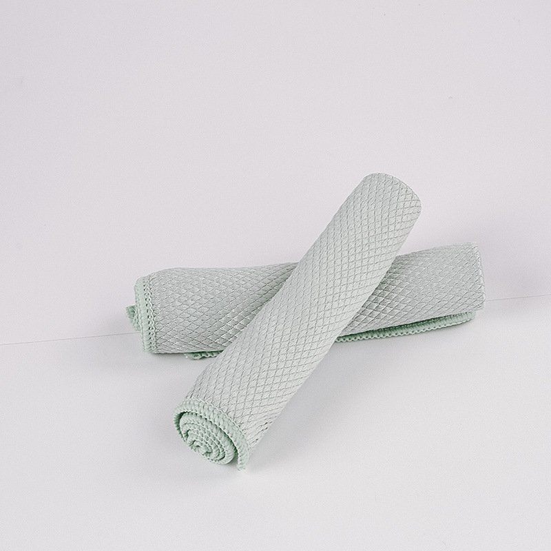 ผ้าเช็ดอเนกประสงค์ ดูดน้ำ ลายเกล็ดปลา