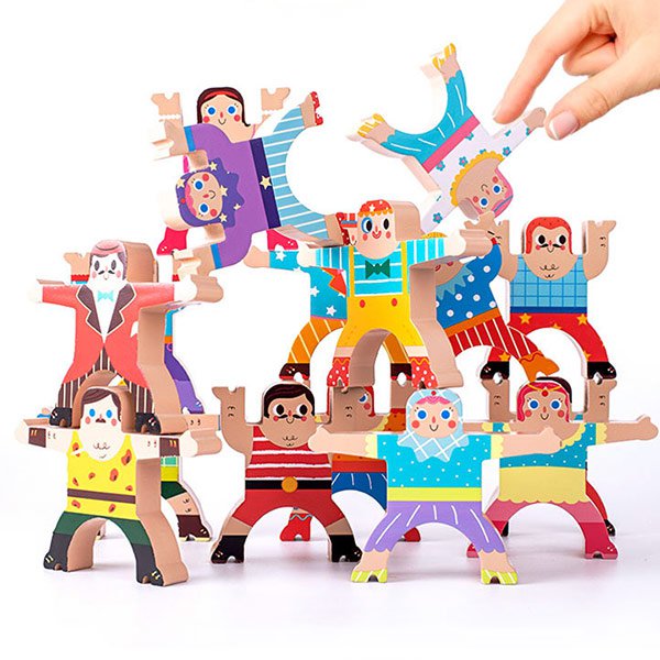 幼児知育ジェンガ積み木玩具 様々な遊び方法で、知能と想像力を開発する