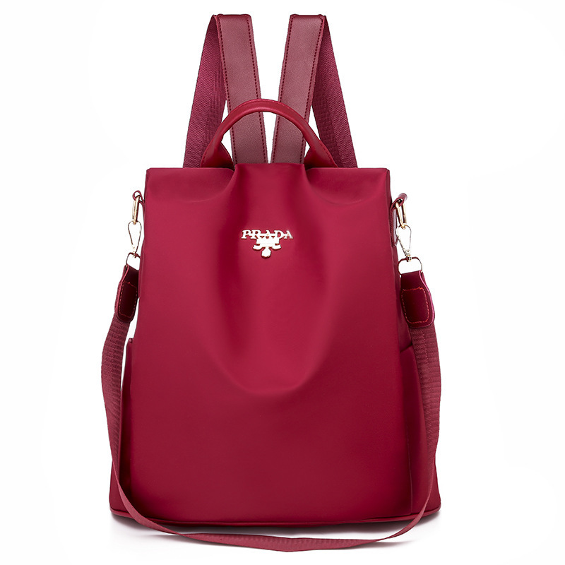 กระเป๋าสะพายหลัง กันขโมย แฟชั่น ซิปแบบซ่อนตัว