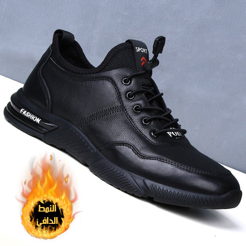 รองเท้าผิวหนังลำลองแฟชั่นผู้ชาย