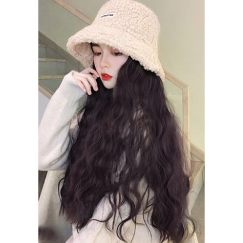 วิกผมลอนใหญ่ ที่มีหมวก