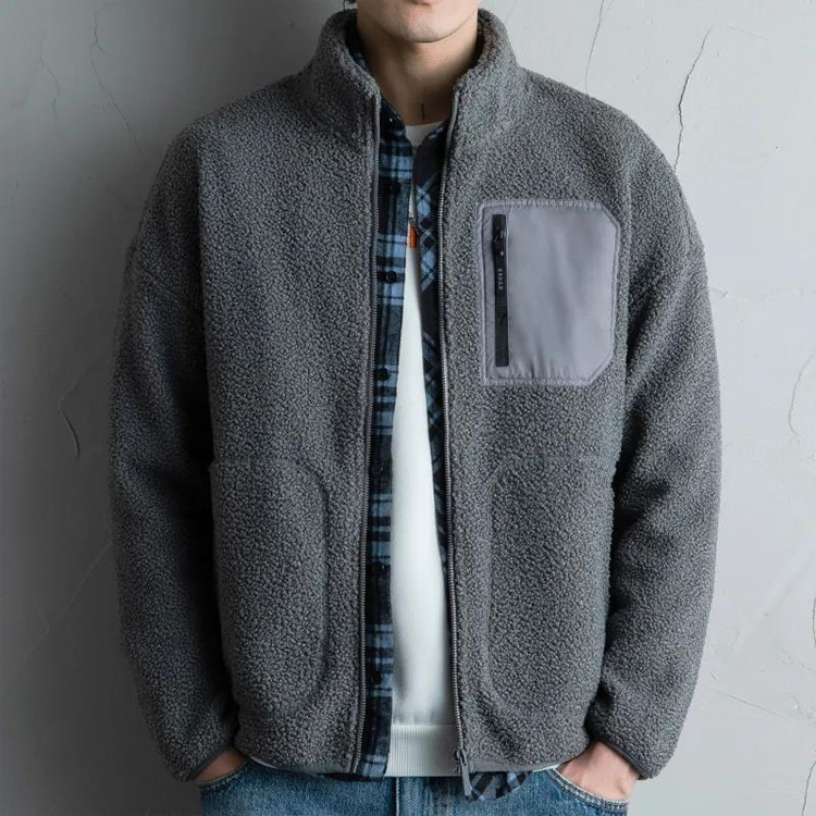 เสื้อโค้ทผ้าฟลีซรุ่นผู้ชาย