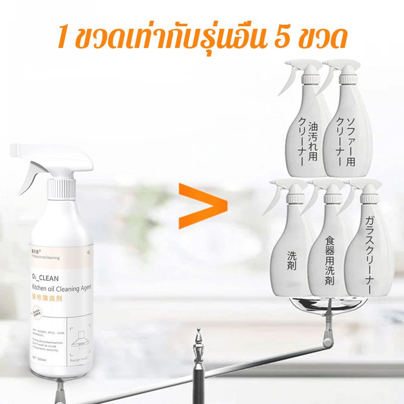 สเปรย์โฟมขจัดคราบมัน