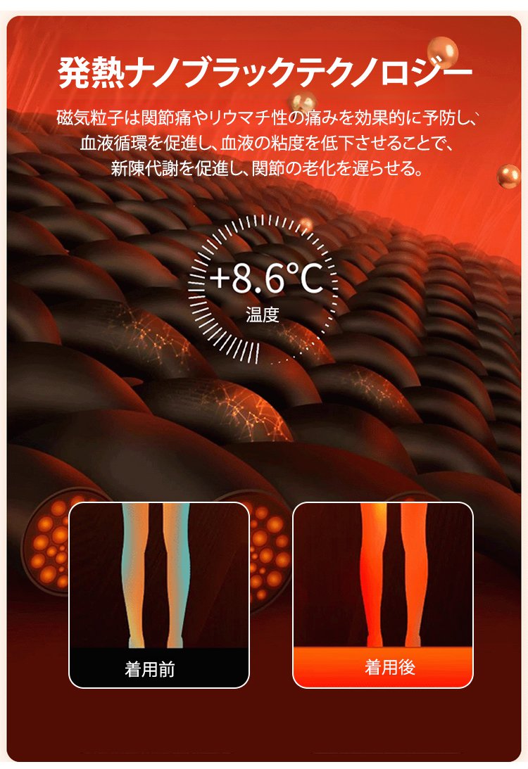 着圧ニーハイソックス