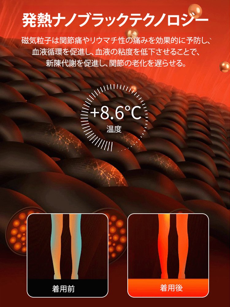 着圧ニーハイソックス