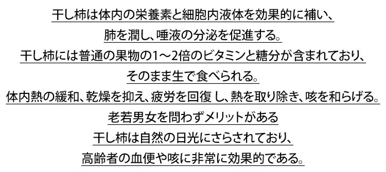 天然農家の無添加干し柿