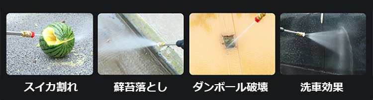 新品の洗車用コードレス高圧洗浄機