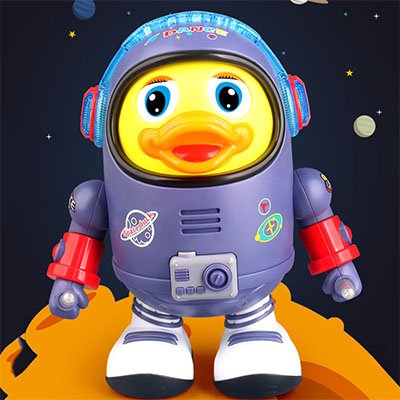 لعبة البطة الفضاء كهربائية للغناء والرقص