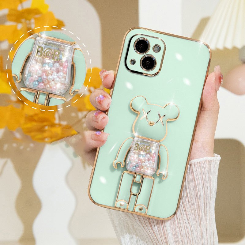 เคสมือถือแคนดี้แบร์ iPhone มีขาตั้ง พับได้