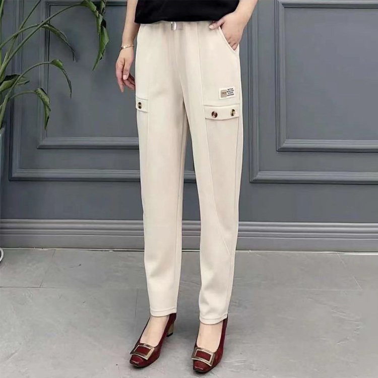 กางเกงฮาเร็มทรงหลวมรุ่นผู้หญิง