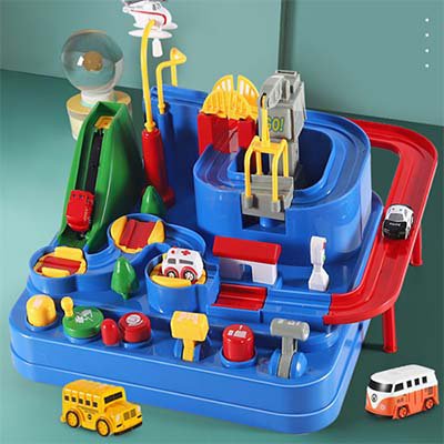 سيارة المسار لغز الأطفال