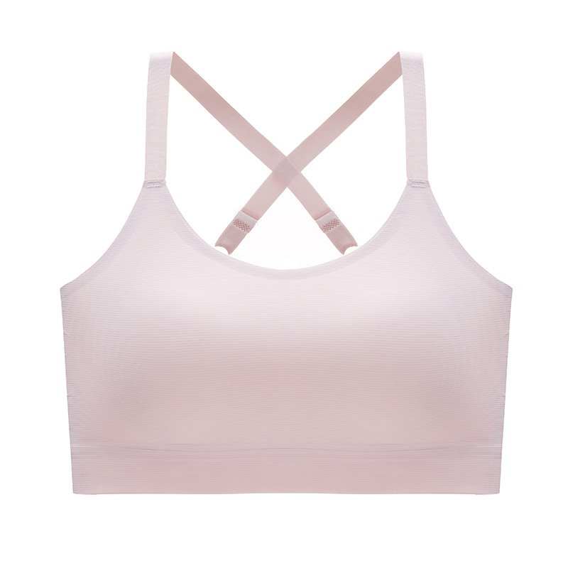 เสื้อชั้นในยางพาราไร้รอยแบบไขว้หลัง