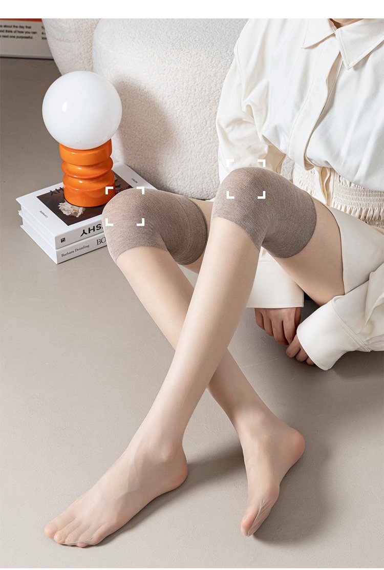 ถุงน่องปกป้องเข่ากันด้ายรันตัดได้ 