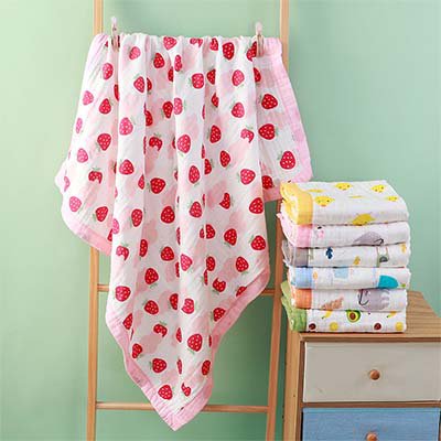 رداء الحمام سميك بطبعة الكرتون للرضيع والطفل صغير