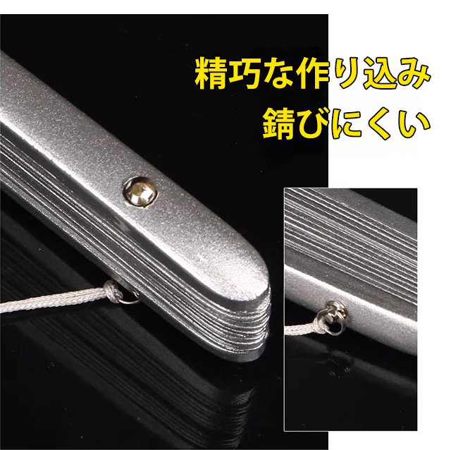 護身用チタン製の折りたたみ式扇子