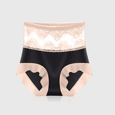 กางเกงในผ้าลูกไม้เก็บพุงเอวสูง