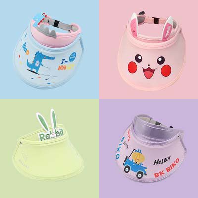 قبعة اطفال واقية من الشمس من الحرير الجليد