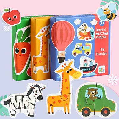 أحجية الصور المقطوعة مغناطيسية لتعليم الطفولة المبكرة