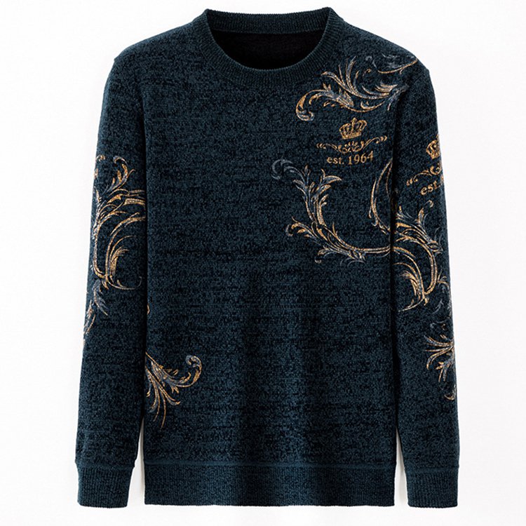 เสื้อสเวตเตอร์เพิ่มกำมะหยี่รุ่นผู้ชาย