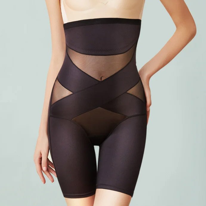 กางเกงกระชับสัดส่วนเอวสูงยกสะโพก