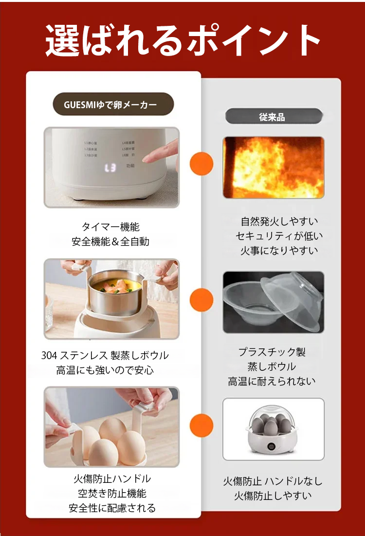 全自動ゆで卵メーカー