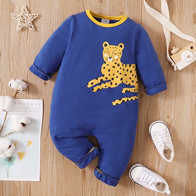 رومبير بطبعة حيوان كرنوني للرضيع