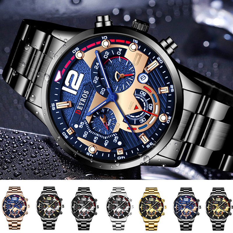 カレンダー付き夜光時計