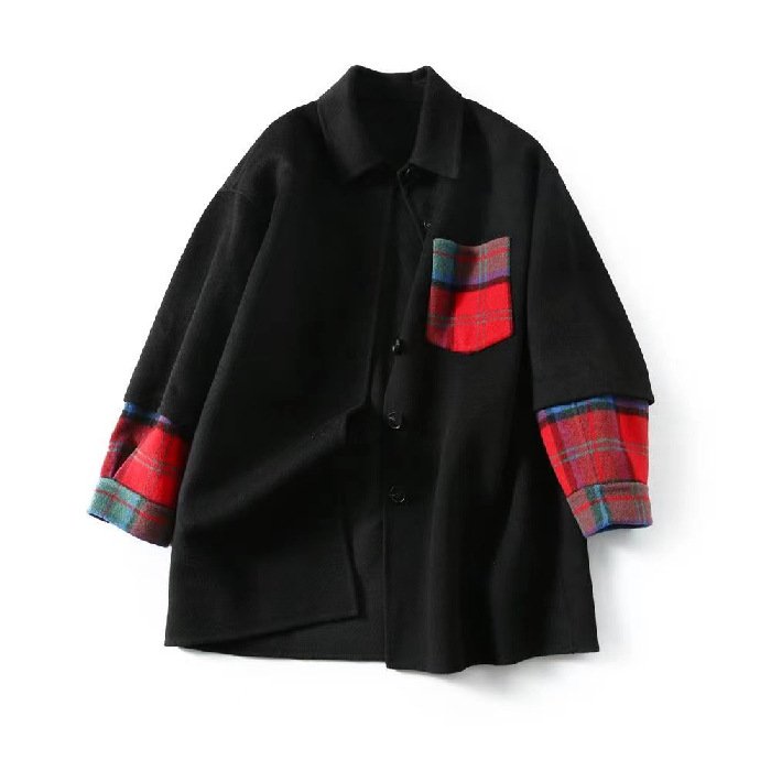 เสื้อคลุมสลับสีแขนยาว