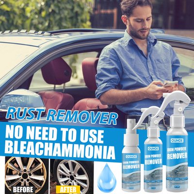 น้ำยาล้างสนิมผงเหล็กสีรถ