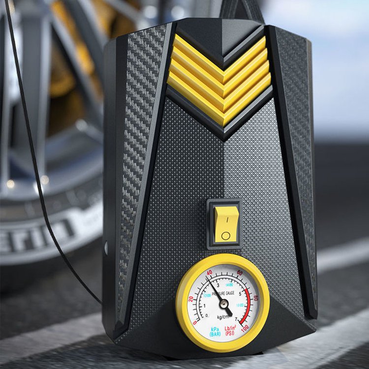 เครื่องเติมลมยางรถพร้อมจอแสดงผล