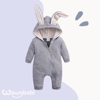 رومبير طويلة الكم في الخارج للرضيع 