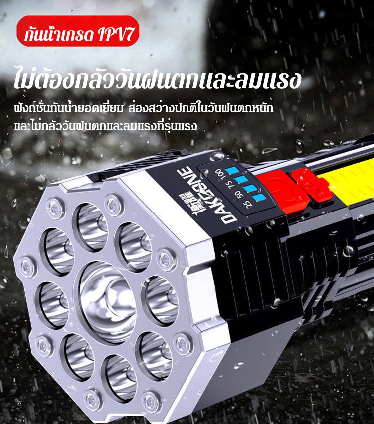 ไฟฉายความสว่างสูงอเนกประสงค์ 