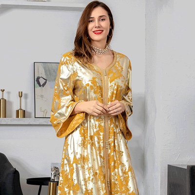 فستان راقي لامع بستايل فارسي