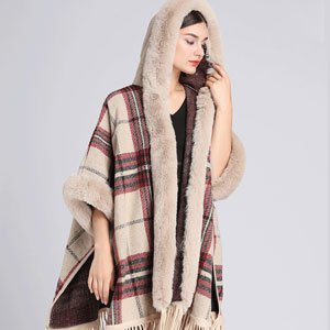 سترة من الكشمير الإنجليزي بشكل الشال